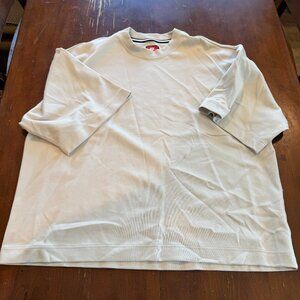 Nike Cream Short Sleeve Crewneck T-Shirt Minimalist Tee Size L